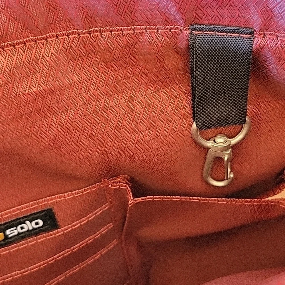 Solo Classic Laptop Tote Bag Briefcase Black